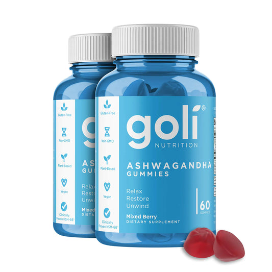 Goli Ashwagandha & Vitamin D Gummy 120 Count