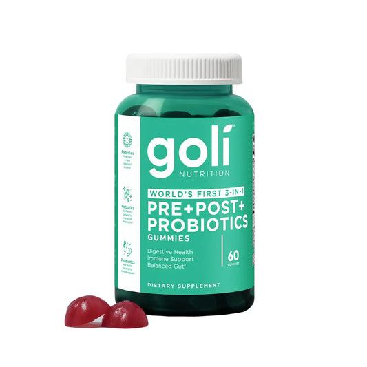 Goli Nutritional Supplement Pre+Post+Probiotics Gummy - 60 Count