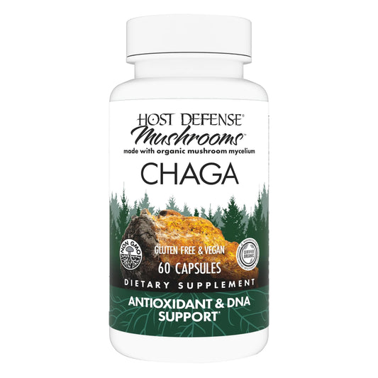 Host Defense Chaga Capsules -  60 Capsules (30 Servings)*