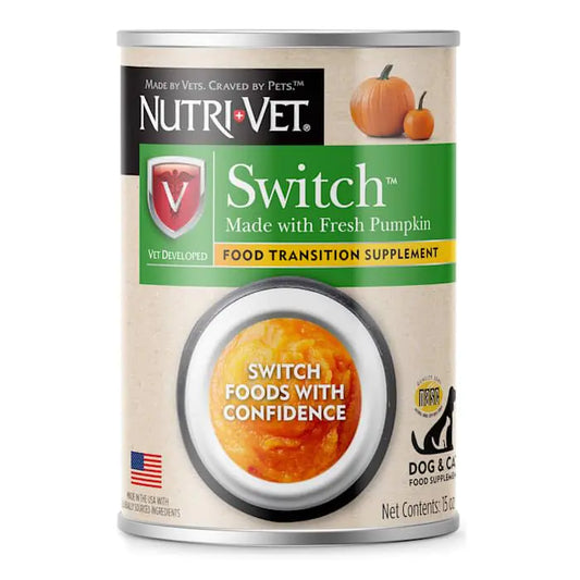 Nutri-Vet Switch Food Transition Supplements for Dogs 15 oz.